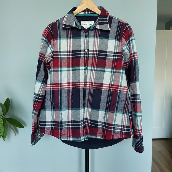 Orvis Oversized Kids Lined Plaid Shacket - Picture 2 of 12